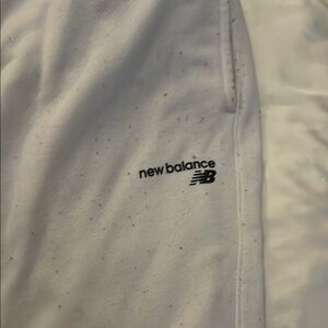 New Balance White Joggers